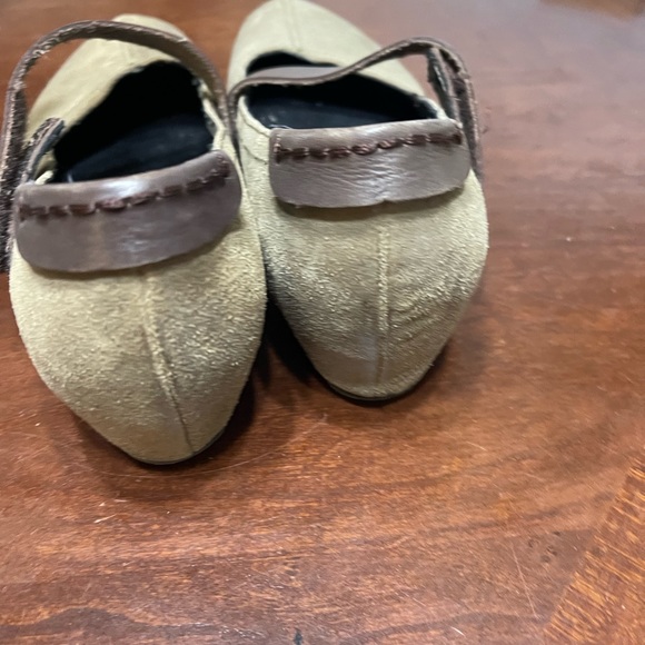 OTBT Salem leather mary Split Toe jane hidden wedge - Picture 4 of 9